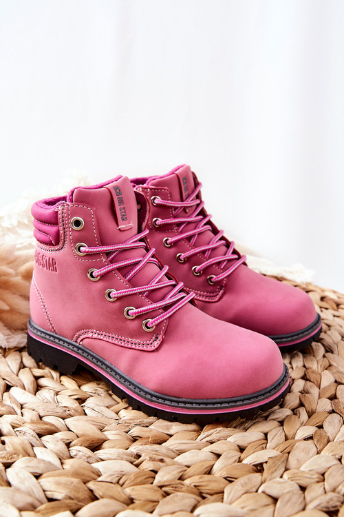 Dětské boty Trapper Big Star BB374124BS Růžové