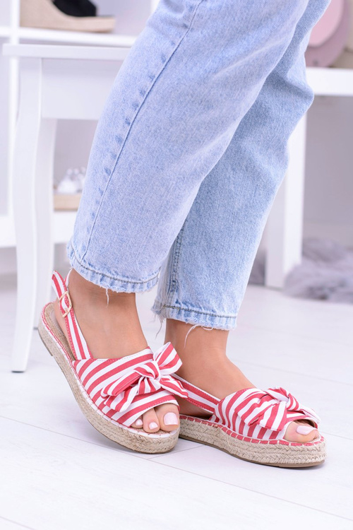 červené Dámské sandály Espadrilles Buni