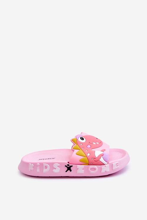 Detská penová flip -flops dinosaurus Pink Dario