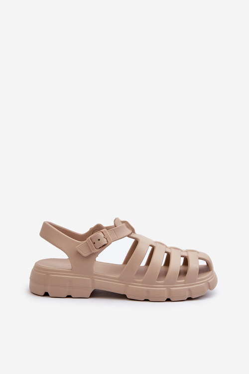 Dámske Piankové Sandále Rímske Beige Gasaria