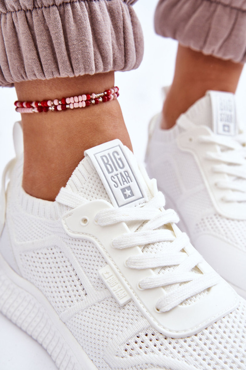 Dámske pohodlné tenisky Pamäť penového systému Big Star LL274415 biela