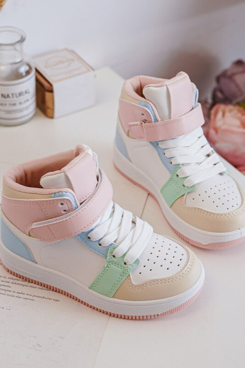 Vysoké detské športové topánky Multicolor Teredite