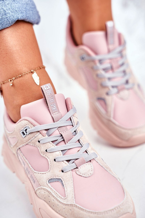 Dámská Sportovní Obuv Sneakers Big Star GG274655 Růžové