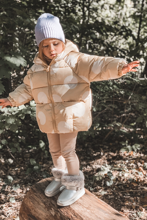 Teplé Dívčí obuv sněhové boty s kožešinovým stříbrem JellyBeans