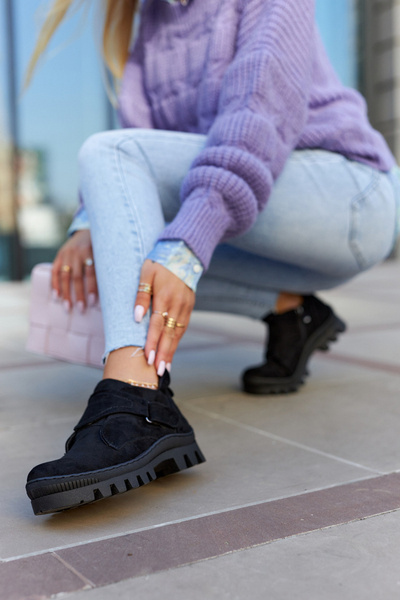 Spring Spring topánky. Čierne topánky Remgate