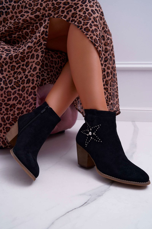 Dámské Kotníkové Boty černé Cowber