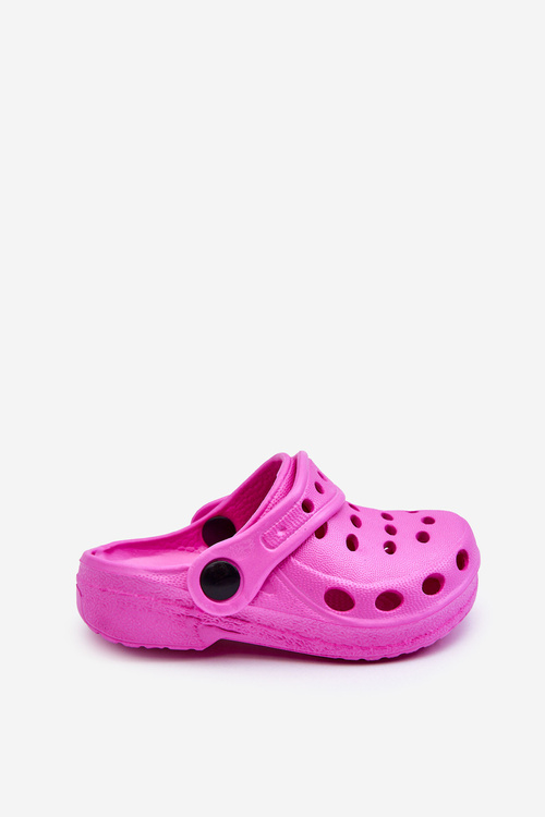 Detské papuče feny crocks tmavo ružový lucas