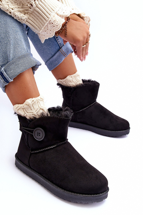 Ocieplane Dámské Sněžky Se Ozdobou Černé Siriol