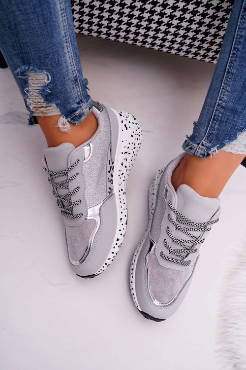 Dámská Sportovní Obuv se silnou Podrážkou šedé Nokien