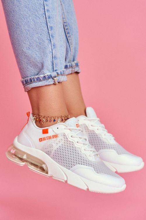 Dámske športové topánky tenisky Big Star White FF274945