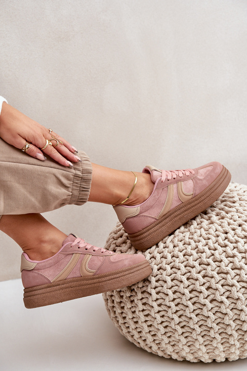 Dámske Tenisky Na Platforme Ružové Lesida