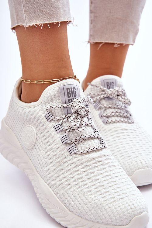 Dámska športová topánka Pamäť pena Veľká hviezda HH274296 biela