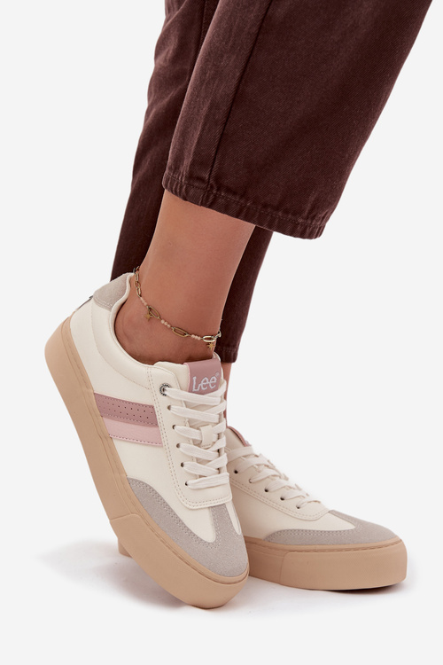 Dámské tenisky LEE AILANI WOMEN LOW 50253004.02A Vybledlá bílá