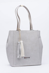 Women Gray Bag Shopper Monnari Sack