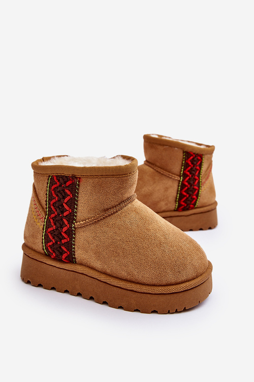 Snehové topánky izolované detská ťavia Leonora