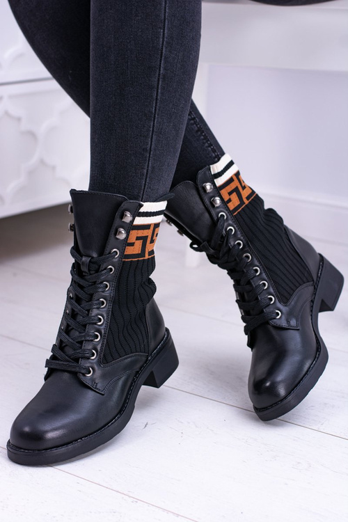 Dámske čierne ponožky