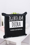 Black Canvas Bag som stratil dioru
