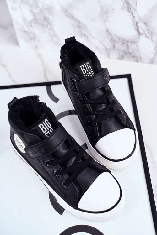 Dětské Zateplené Tenisky Big Star GG374035 Černé