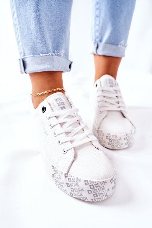 Dámské Tenisky Na Platformě BIG STAR II274181 Bílé