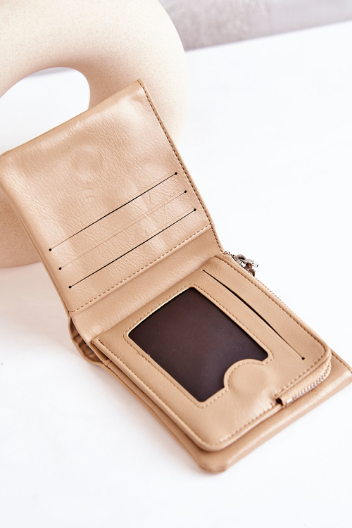 Malá peněženka s magnetem béžove Damaris