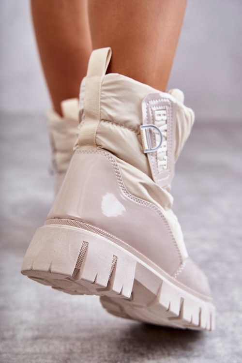 Ženské izolované snehové topánky pre béžovú maritu