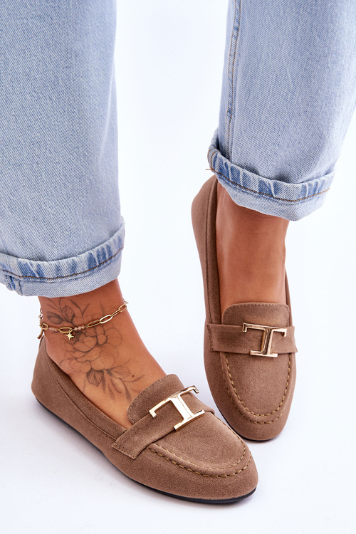 Klasické Slip On Mokasíny Béžová Carly