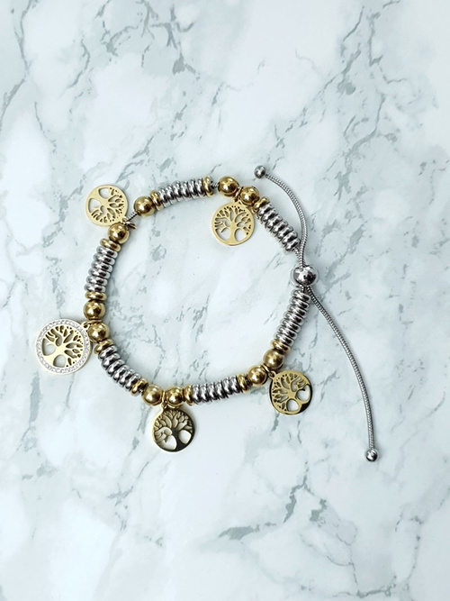 Dámský Náramek s strom života Charms