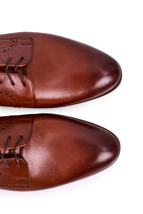 Pánské Kožené Mokasiny S Lehkou Podrážkou BEDNAREK Svetle Hnědá