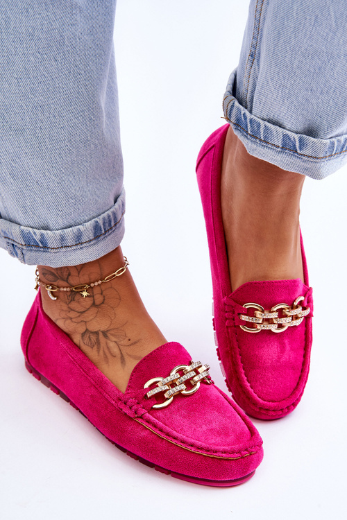 Dámske posuvné semišové Sorento Fuchsia Poise