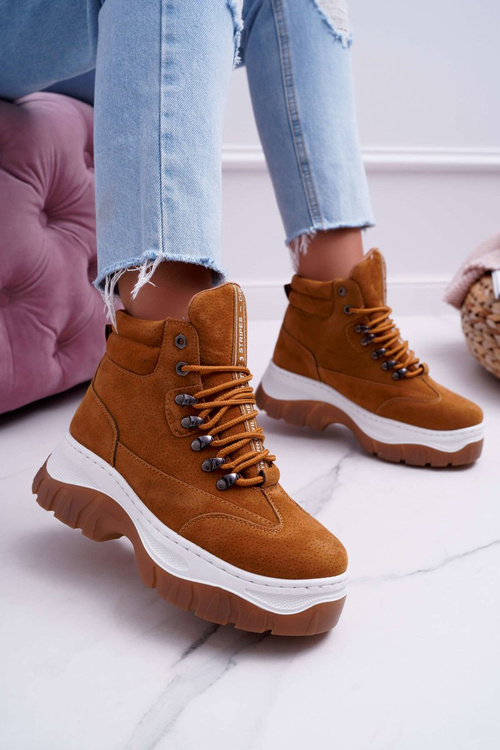 Dámske turistické topánky Camel Greem