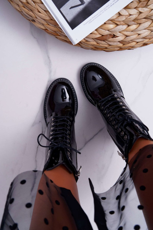 Dámské Kotníkové Boty Na Podpatku Černé Insist