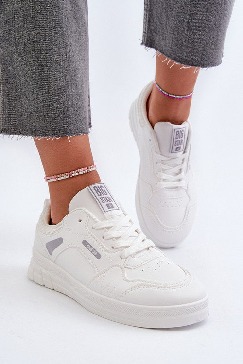 Dámské Sportovní Boty Sneakersy Big Star MM274354 Bílé