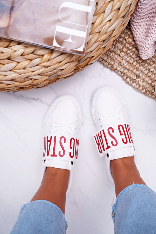 Dámska veľká hviezda biele EE274039 tenisky