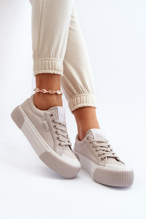 Dámské tenisky na tlusté podrážce Lee Cooper LCW-24-31-2178 šedé