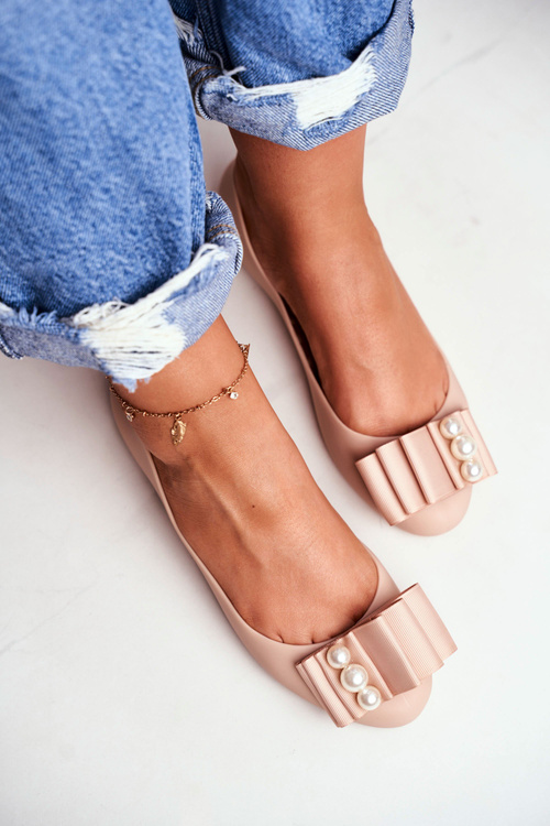 Meliski Rubber Ballerinas béžový béžový béž