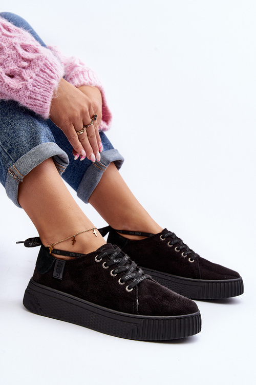 Dámske tenisky Big Star NN276005 Memory Foam System Čierne