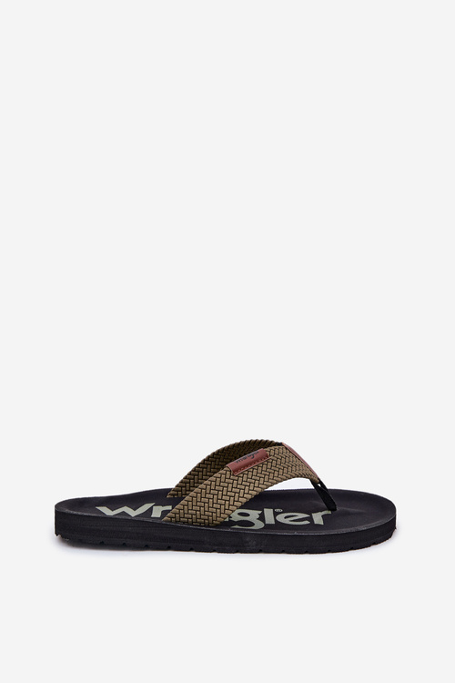 Pánské žabky WRANGLER ZANE FLIPFLOP MEN LOW 20251044.20251044.57B Zelené