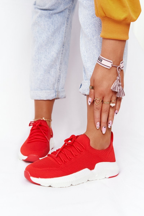 Dámské Tenisky Slip-on Big Star DD274580 červené