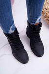 Dámska veľká hviezda Black EE274033 topánky