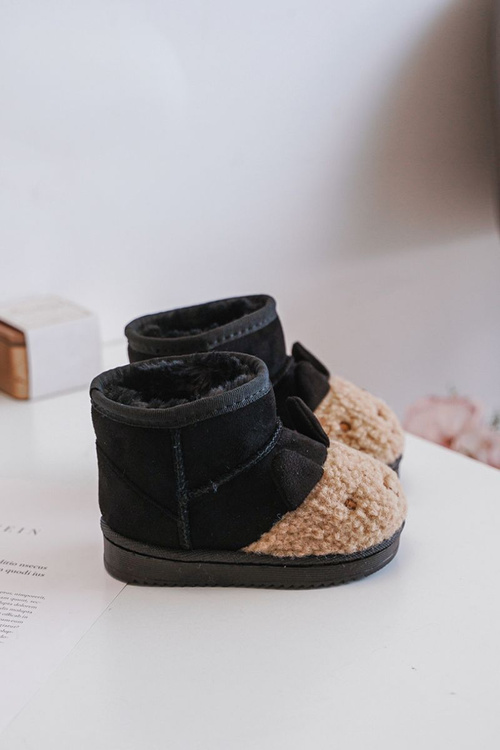 Zateplené detské snehule Lamy čierne Esandira