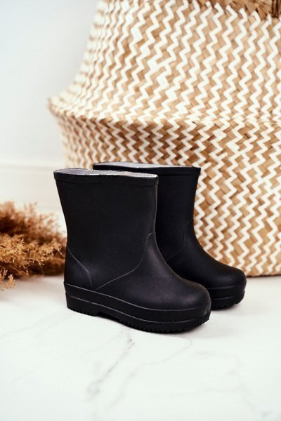 Détské Klasické Černá Gumové Galoše Lullaby