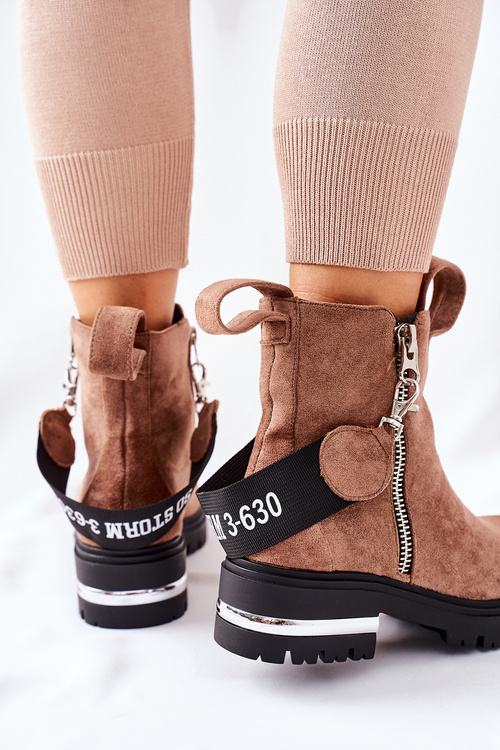 Teplé Boty Se Zapínáním Na Zip Hnede Cortona