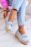 Klasické espadrilles na platforme Blue Julianne