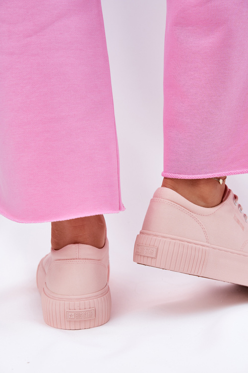 Dámske Textilné Tenisky Big Star RR274404 Ružové