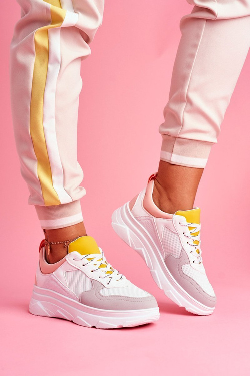 Dámská Sportovní Obuv Růžovo-Bílá Fresno