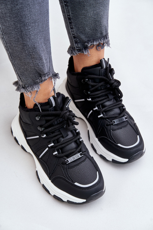 Zateplené Dámské Tenisky Big Star OO274A160 Černé