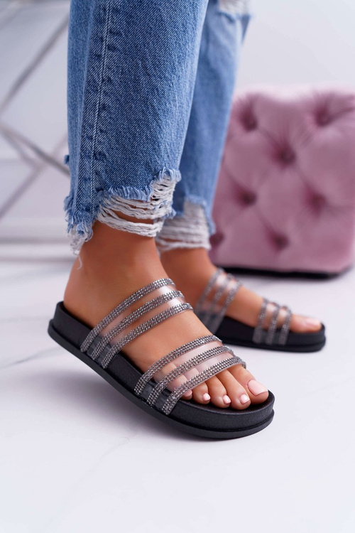 Dámské Nazouváky Černé Larena