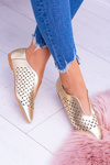 Lu Boo Złote Women's Synthia Shoeen topánky