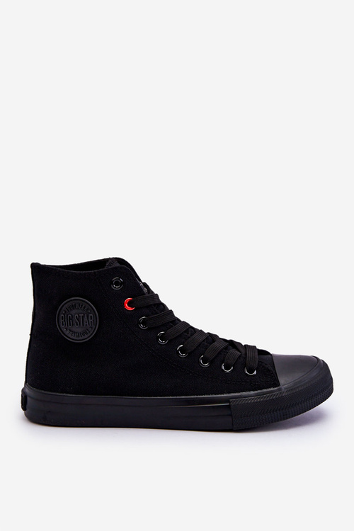 Dámské klasické vysoké tenisky Big Star T274033 Černé