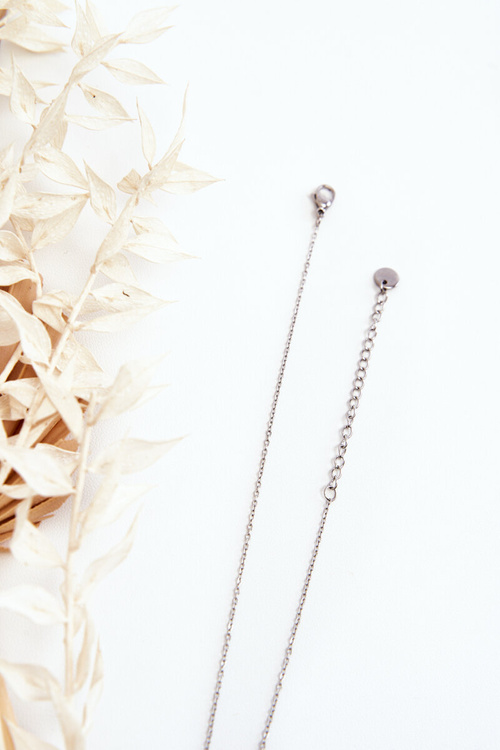 Dámska strieborná kvetinová reťazec